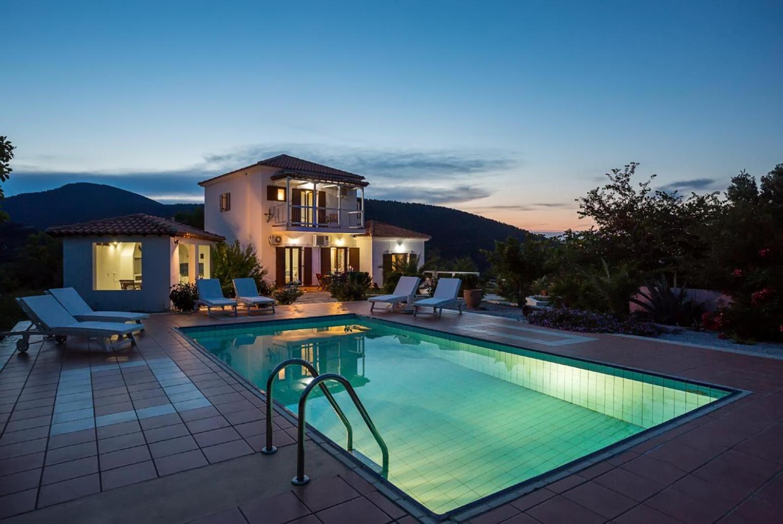 Villa Glafki Panormos  Ngoại thất bức ảnh