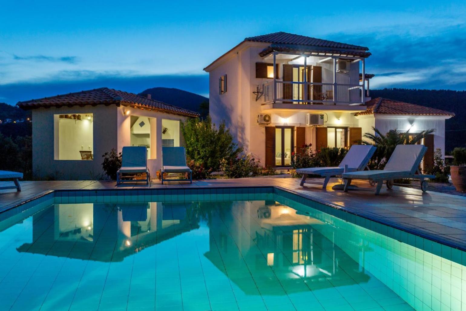 Villa Glafki Panormos  Ngoại thất bức ảnh