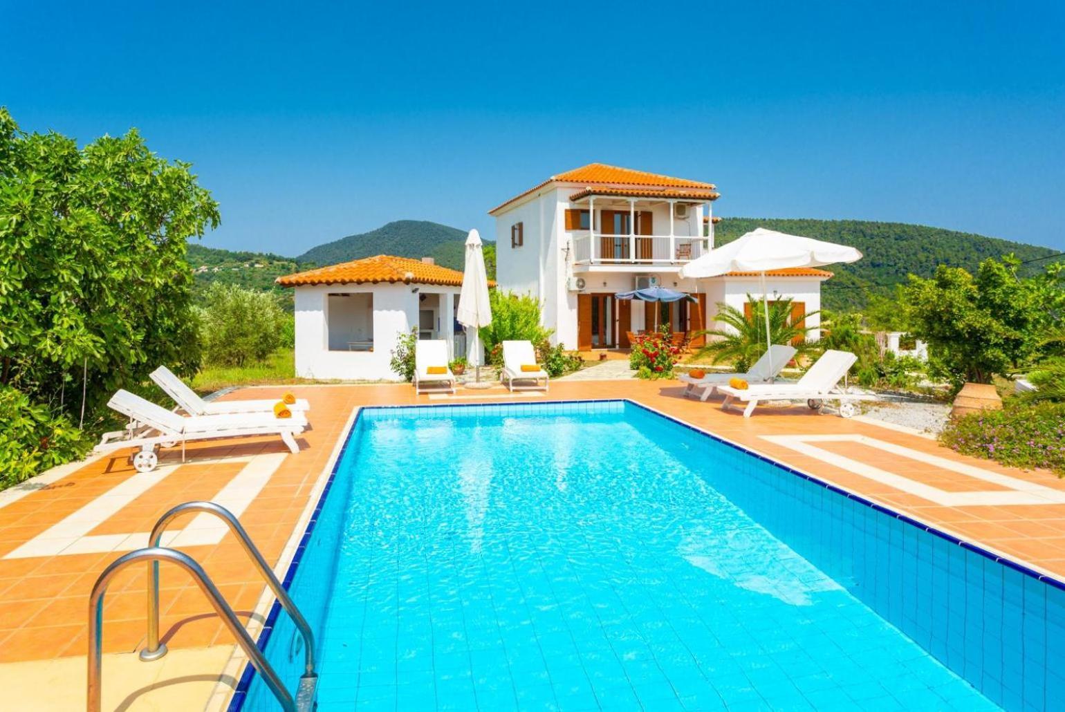 Villa Glafki Panormos  Ngoại thất bức ảnh