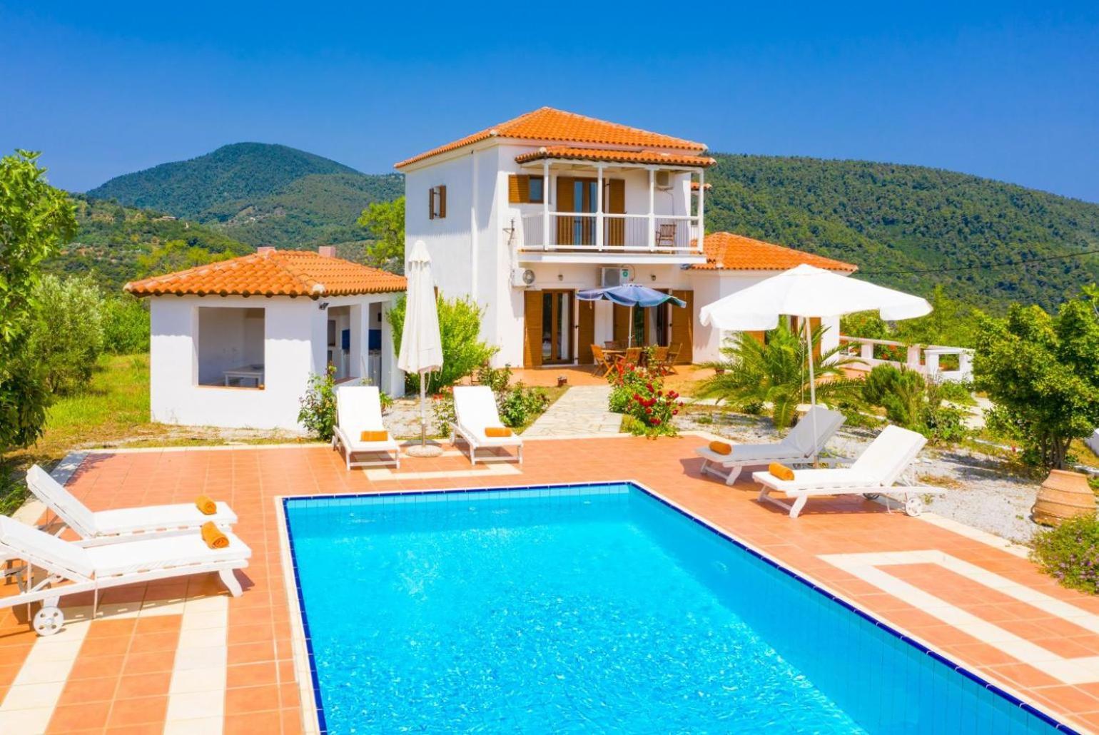 Villa Glafki Panormos  Ngoại thất bức ảnh