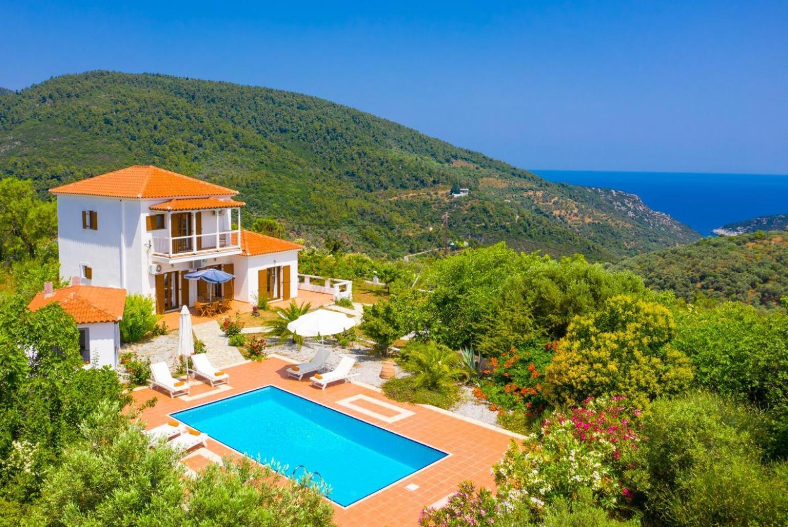 Villa Glafki Panormos  Ngoại thất bức ảnh